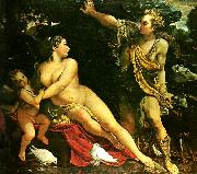 adonis overraskande venus Annibale Carracci